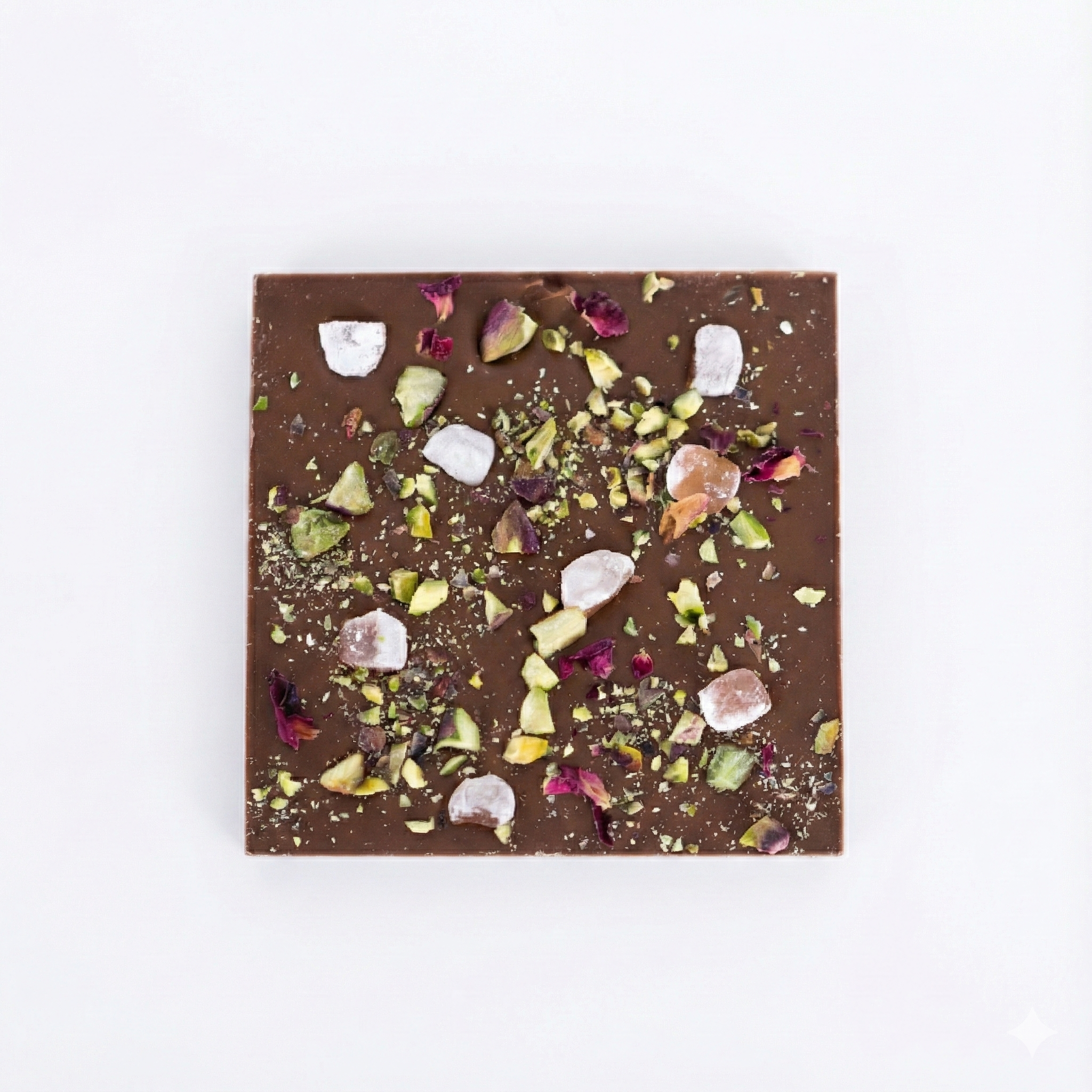 Chocolate Bar - Turkish Delight, Rose petals & Pistachios