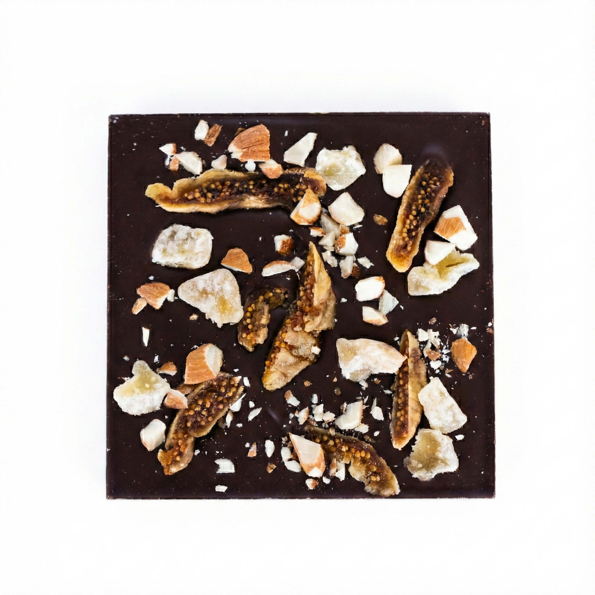 Chocolate Bar - Dark chocolate with Fig, Ginger and Almond
