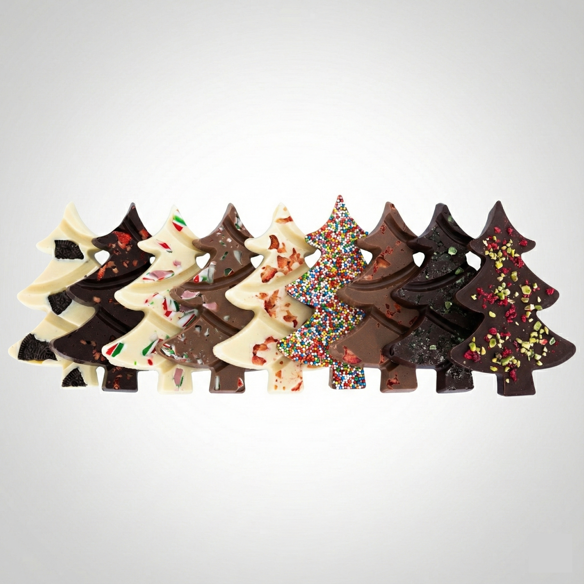 Chocolate Christmas Trees - Large