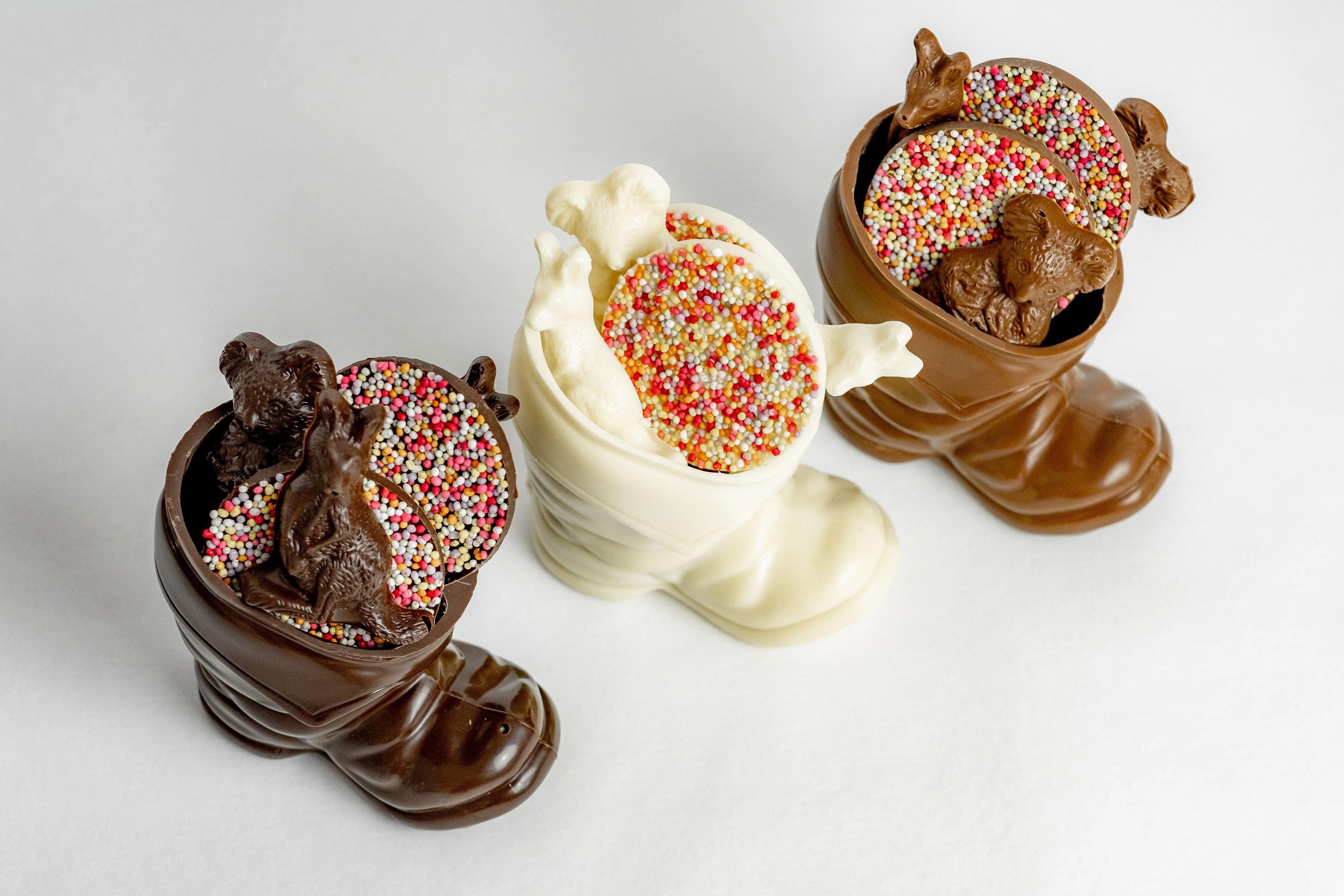 Chocolate Christmas Boots