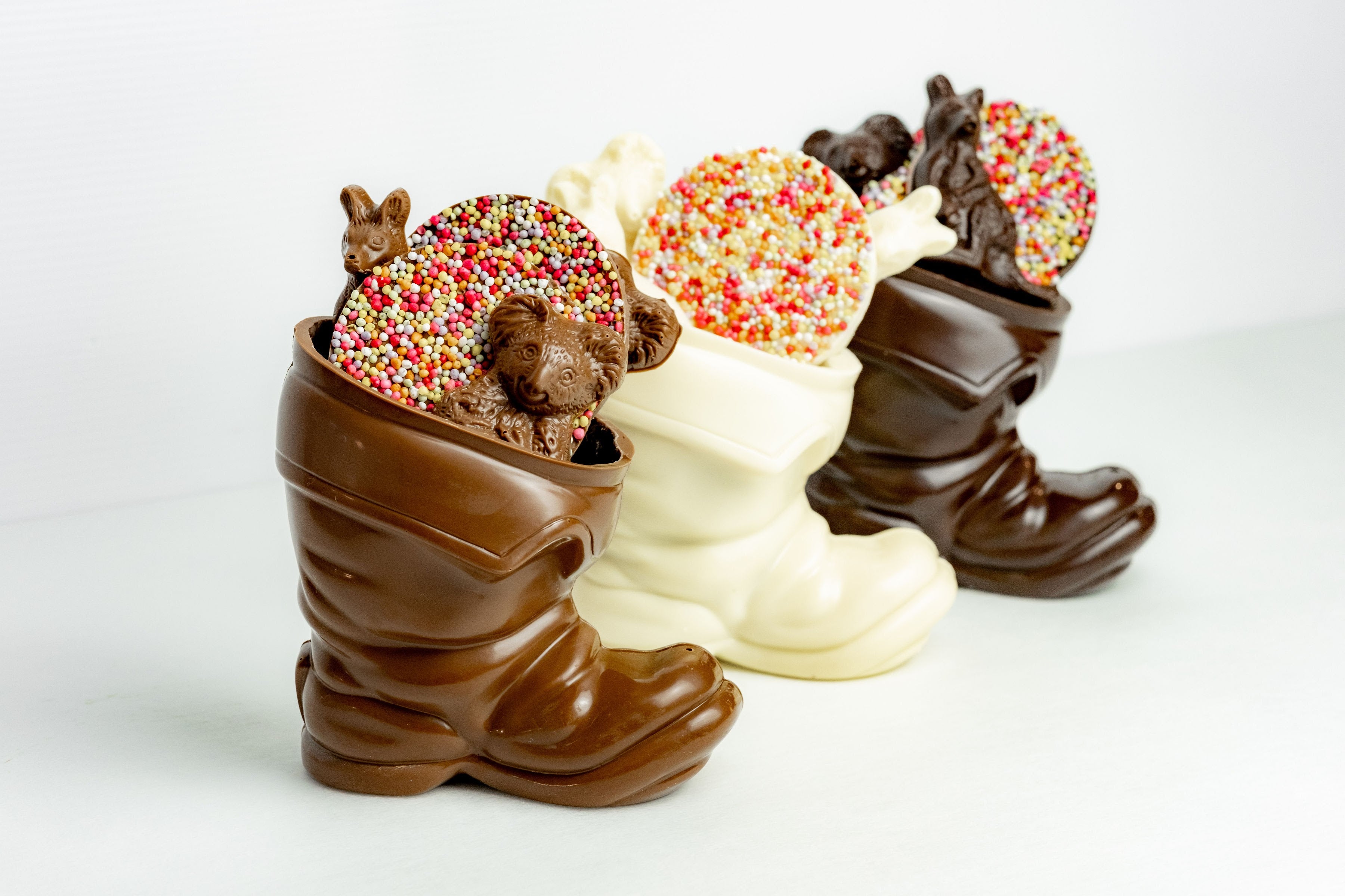 Chocolate Christmas Boots