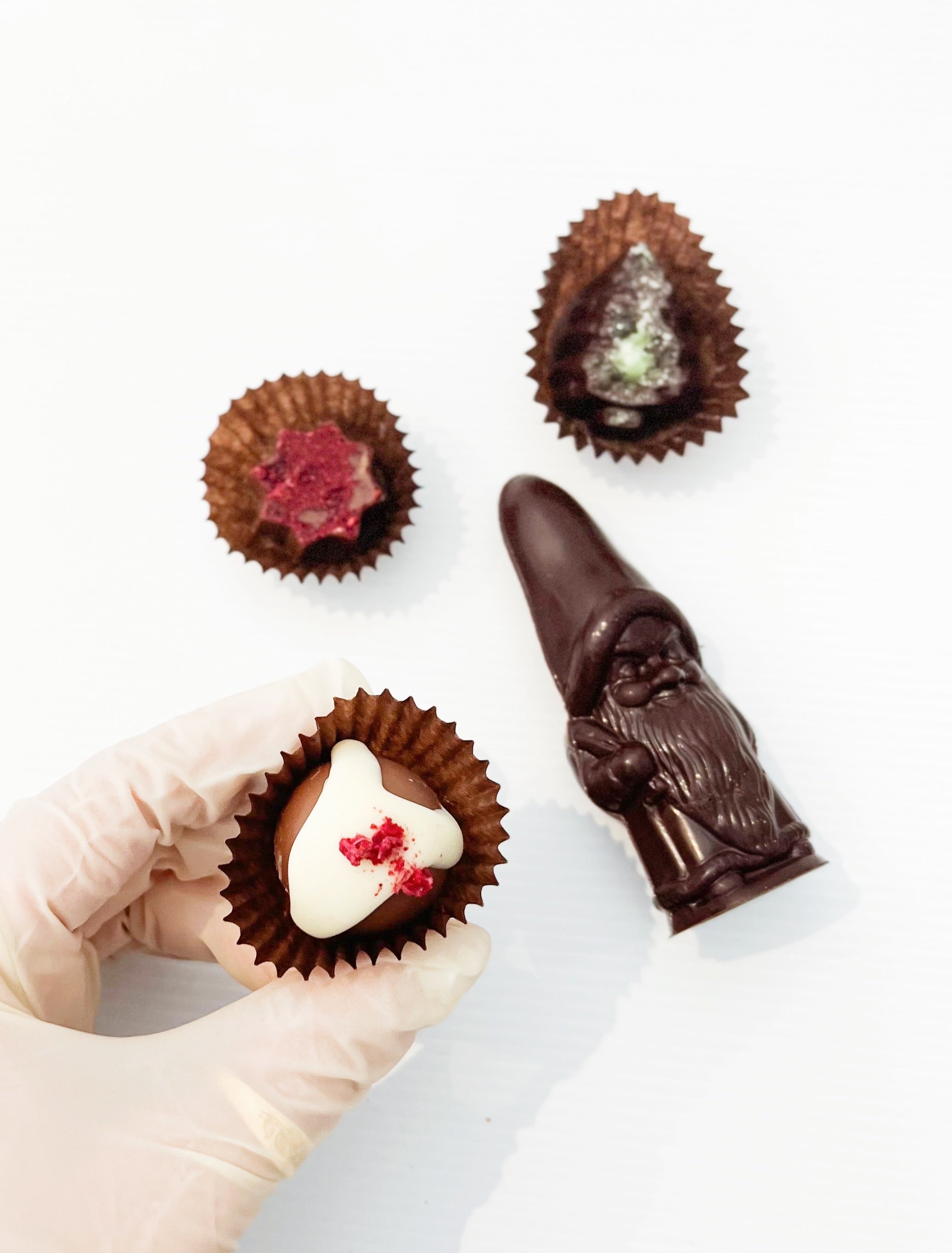 Chocolate Santa Gnome Gift Pack for Christmas