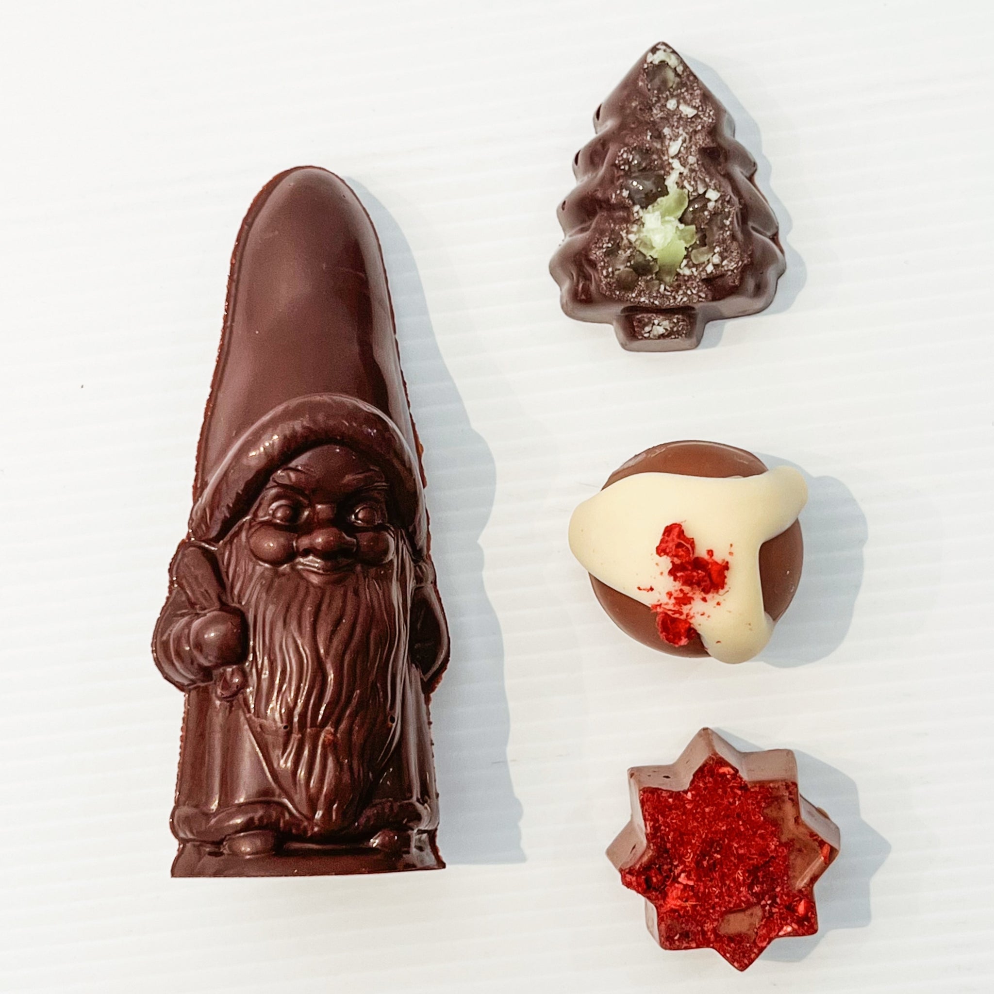 Chocolate Santa Gnome Gift Pack for Christmas