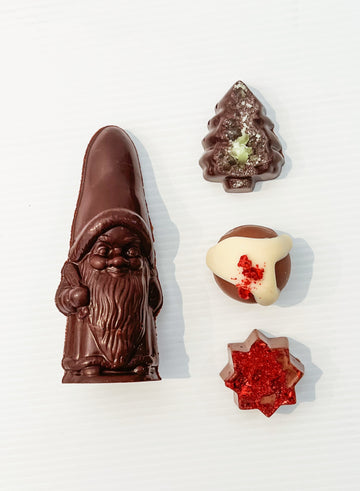 Chocolate Santa Gnome Gift Pack for Christmas