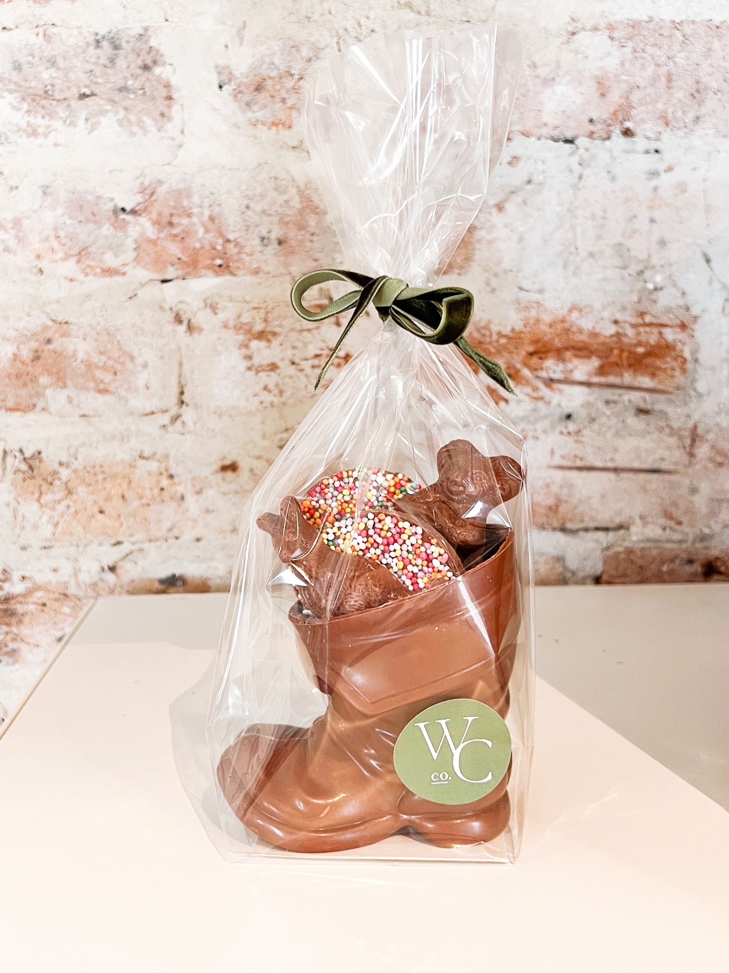 Chocolate Christmas Boots