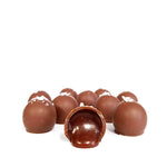 Load image into Gallery viewer, Handmade salted caramel truffles topped with sea salt flakes. Made by Woodstock Chocolate Co on the south coast of New South Wales in the picturesque town of Milton
