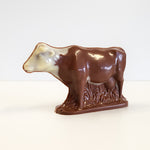 Load image into Gallery viewer, Milton cow - Belgian chocolate cattle (Hereford breed) made using Callebaut Belgian couverture chocolate. Handmade in Milton on the south coast of New South Wales at Woodstock chocolate co. The perfect gift for animal lovers!
